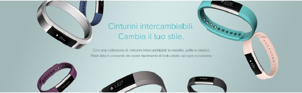Fitbit Alta Braccialetto Fitness colorati