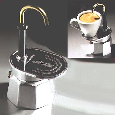 Bialetti Mini Express 1281 Moka in alluminio da 1 tazza